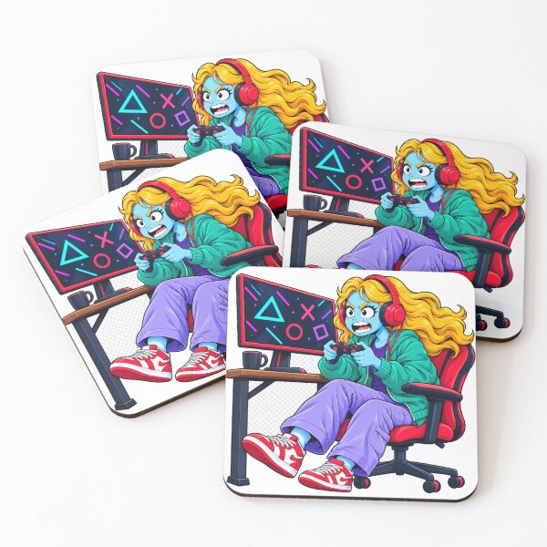 Item preview, Gamer Girl Gaming Controller – Female Gamer Video Game Art designed and sold by SnapStickerHub.