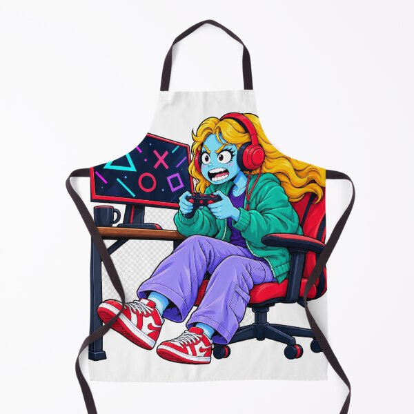 Item preview, Gamer Girl Gaming Controller – Female Gamer Video Game Art designed and sold by SnapStickerHub.