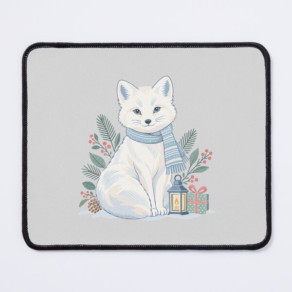 Item preview, Winter Fox with Scarf, Lantern and Gifts designed and sold by hattie's.