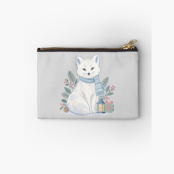 Item preview, Winter Fox with Scarf, Lantern and Gifts designed and sold by hattie's.