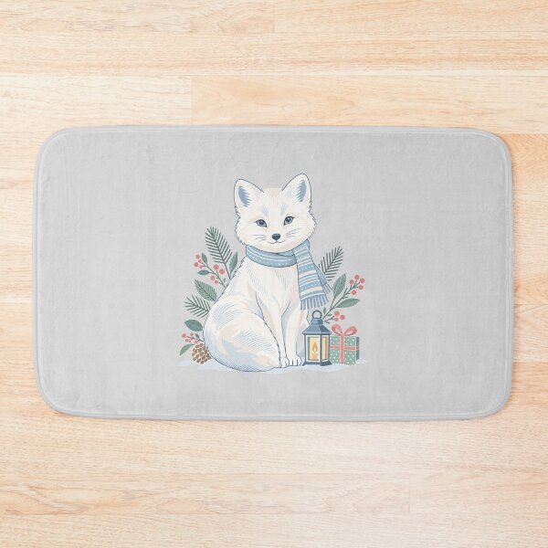 Item preview, Winter Fox with Scarf, Lantern and Gifts designed and sold by hattie's.