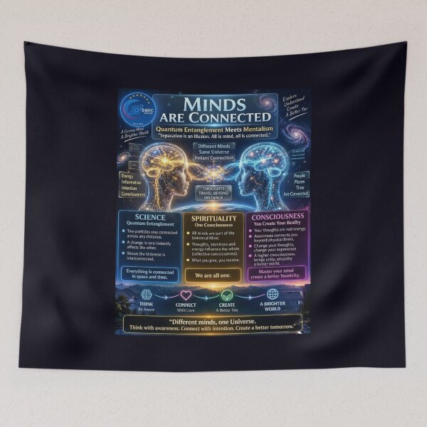 Item preview, MINDS ARE CONNECTED - Spiritual designed and sold by ritusdesigns.
