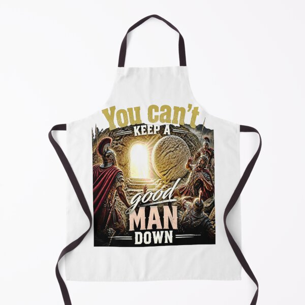 Item preview, "You Can't Keep a Good Man Down" Resurrection Christian Graphic designed and sold by Xtremetiaan.