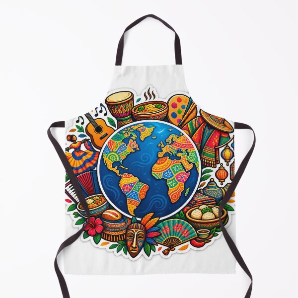 Item preview, Different Roots One World – Culture Sticker designed and sold by SnapStickerHub.