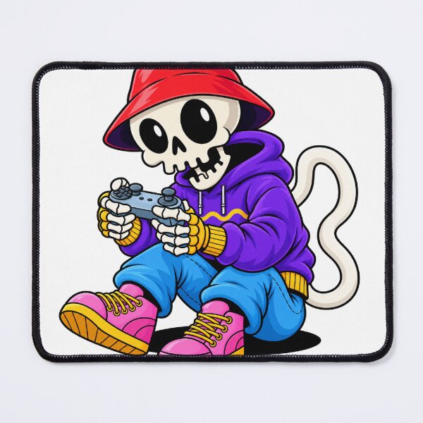 Item preview, Skeleton Gamer – Cool Gaming Skeleton with Controller designed and sold by SnapStickerHub.