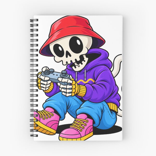 Item preview, Skeleton Gamer – Cool Gaming Skeleton with Controller designed and sold by SnapStickerHub.