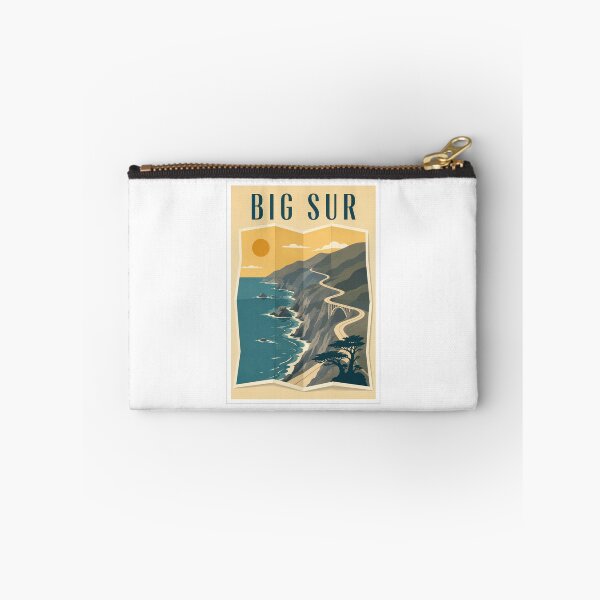 Item preview, Big Sur Folded Map Travel Poster designed and sold by Beyond Destinations.