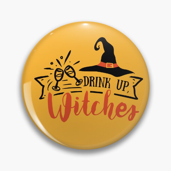 Item preview, Drink Up Witches Halloween Wine Witch Hat designed and sold by SolutionsArt.