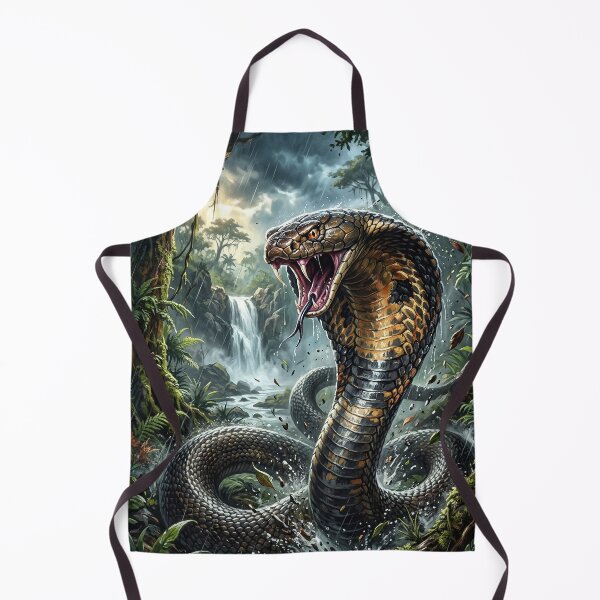 Item preview, King Cobra - Strike Pose in the Jungle designed and sold by Lucid Dream Pixel.