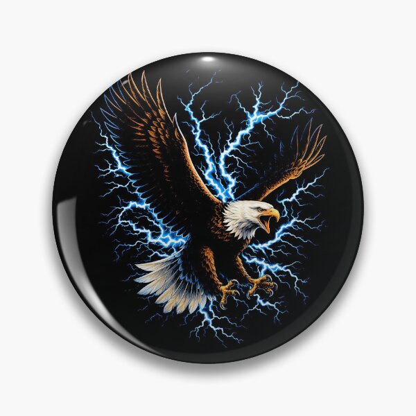 Item preview, Thunder Eagle with Lightning Wings designed and sold by SassCity.