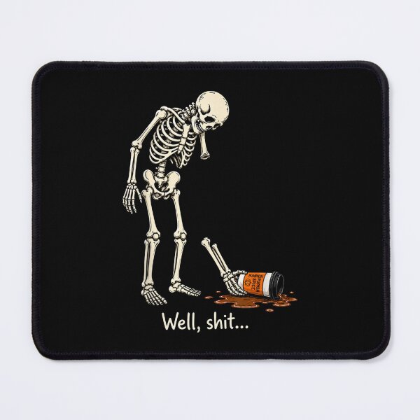 Item preview, Skeleton Coffee Well Shit Funny Saying Quote Men Women designed and sold by River Silva.