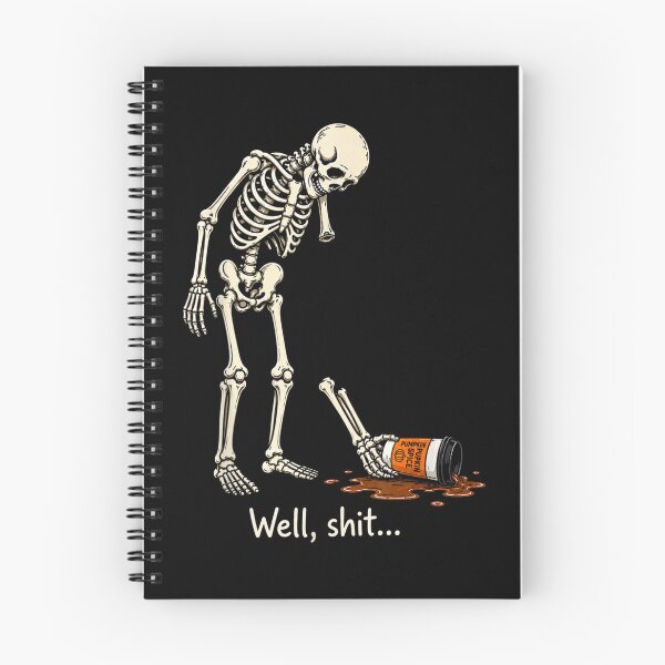 Item preview, Skeleton Coffee Well Shit Funny Saying Quote Men Women designed and sold by River Silva.