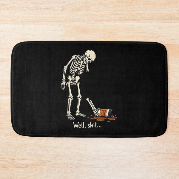 Item preview, Skeleton Coffee Well Shit Funny Saying Quote Men Women designed and sold by River Silva.