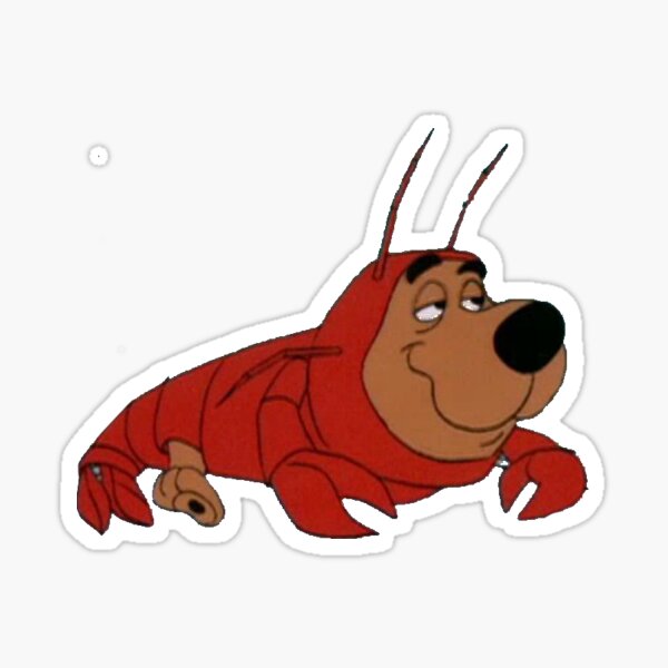 lobester scoob Sticker