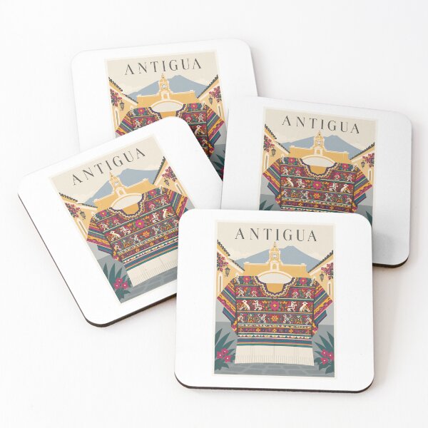 Item preview, Antigua Guatemala Colorful Huipil Travel Poster designed and sold by Beyond Destinations.