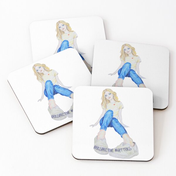 Item preview, PERSPECTIVE MATTERS – Girl in wide-angle perspective designed and sold by alilu-art .