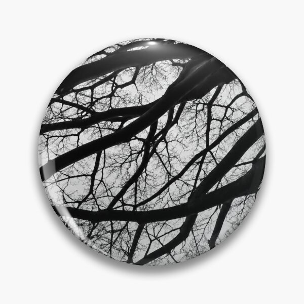 Item preview, Entangled – Black & White Winter Tree Canopy designed and sold by KeeganDykes.