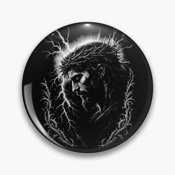 Item preview, Storm Crowned Christ Portrait designed and sold by SassCity.