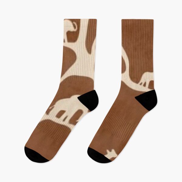 Item preview, African Safari Giraffe Print Pattern — Elephants Silhouettes Warm Brown designed and sold by LYAN-STORE.