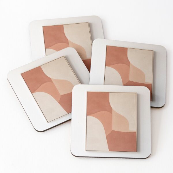 Item preview, Terracotta Harmony - Minimalist Abstract Composition designed and sold by nhk999.