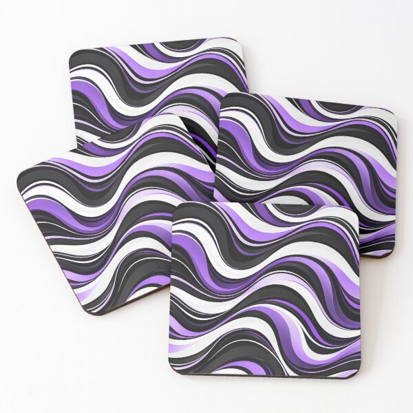 Item preview, Purple waves designed and sold by brexastore.