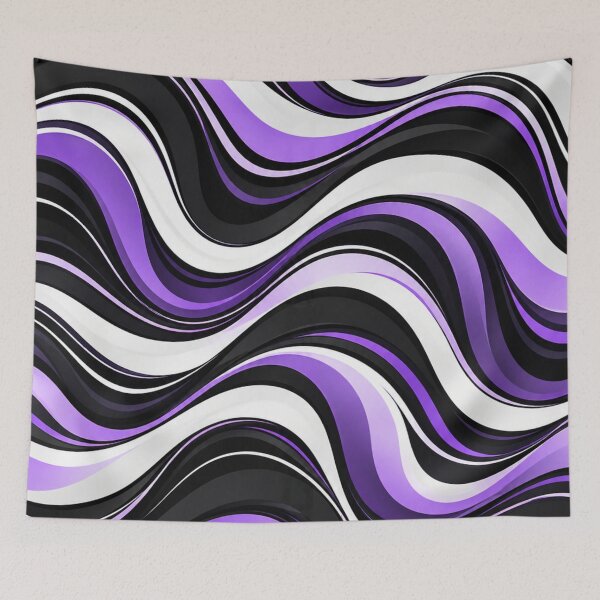Item preview, Purple waves designed and sold by brexastore.