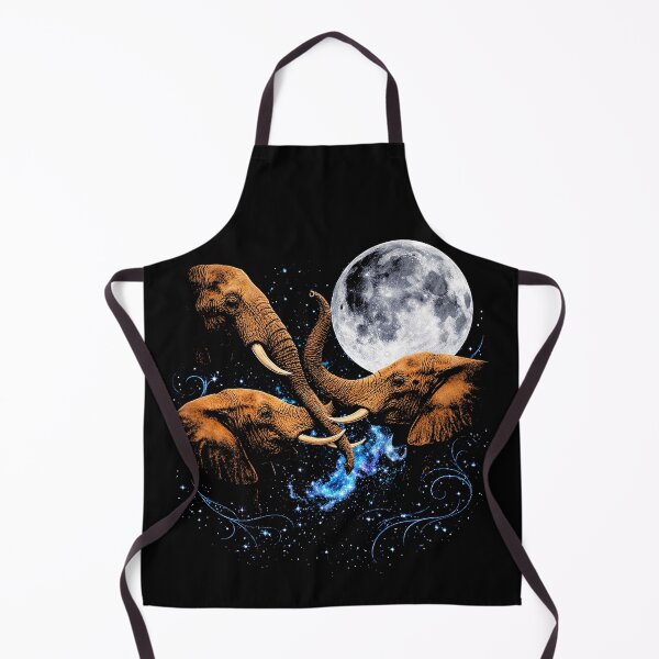 Item preview, Celestial Elephant Trio Under Full Moon designed and sold by SassCity.