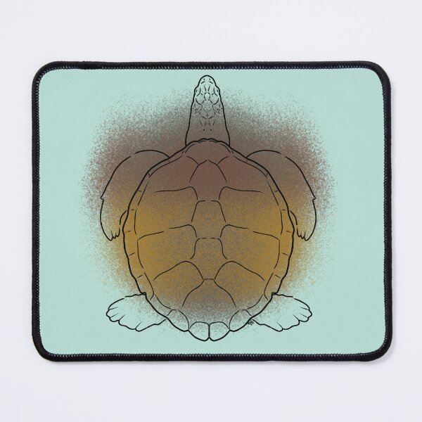 Item preview, Hawaiian Sea Turtle Line-art (Brown) designed and sold by Burnt_Pikachu.