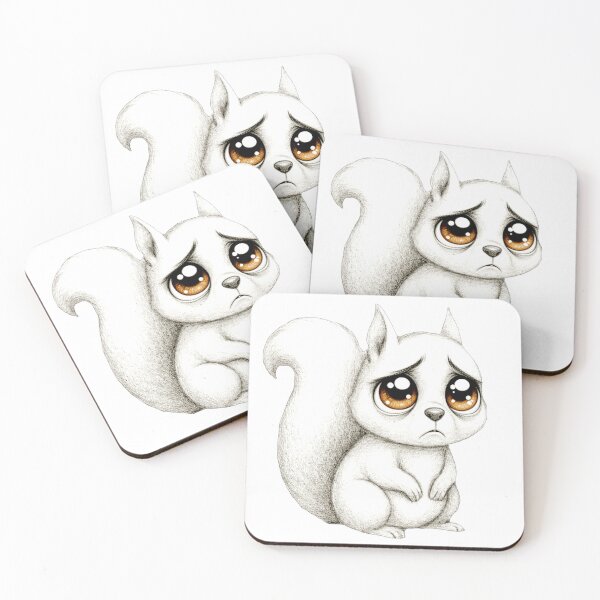 Item preview, White Squirrel: Tender Eyes Collection  designed and sold by EscapeArtist13.