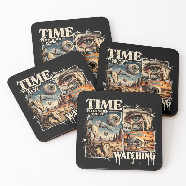 Item preview, Time Flies When You're Watching – Surreal Horror Vintage Eye designed and sold by SidTastic .