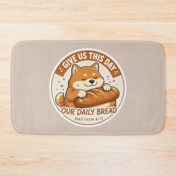 Item preview, Matthew 6:11 Give Us This Day Our Daily Bread designed and sold by plushism.