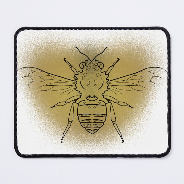 Item preview, Honey Bee Line-art (Yellow) designed and sold by Burnt_Pikachu.