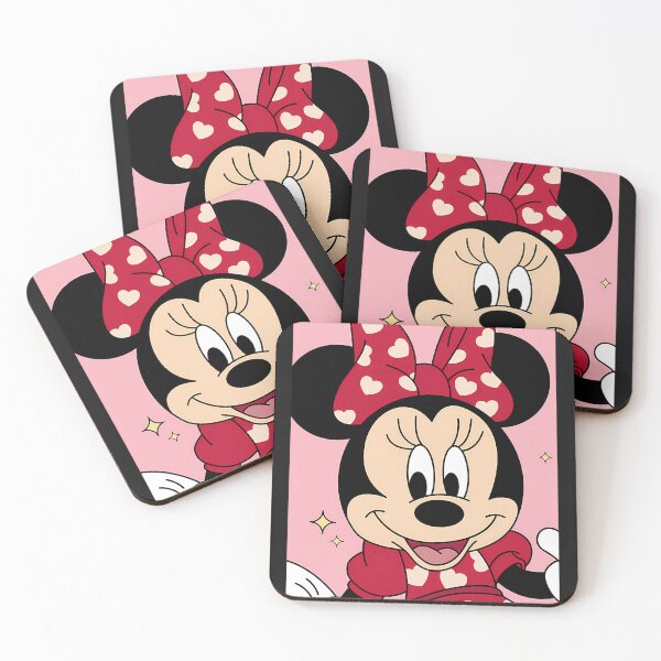 Item preview, Cute Minnie Mouse Hearts Pattern Pink Vector  designed and sold by MuffMarketplace.