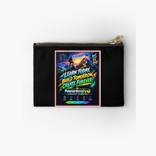 Item preview, Learn Today Build Tomorrow Create Forever Motivational Neon Art designed and sold by Pawar1999.