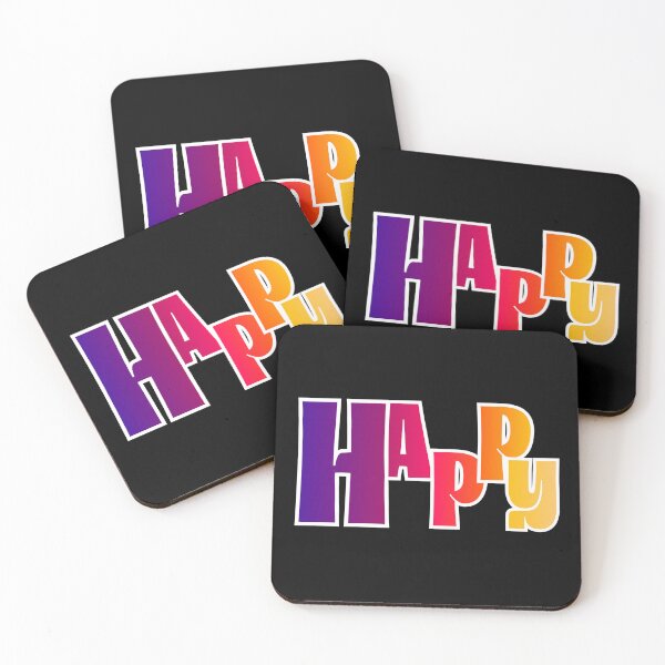 Item preview, Happy Colorful Typography | Positive Vibes & Joy designed and sold by Detroja Typography.
