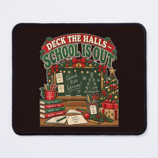 Item preview, Deck The Halls School is Out Funny Teacher Christmas designed and sold by JolinChinn.