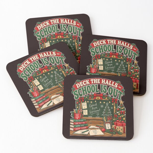 Item preview, Deck The Halls School is Out Funny Teacher Christmas designed and sold by JolinChinn.