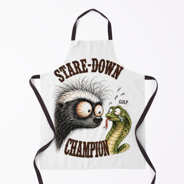 Item preview, Stare Down Champion Honey Badger And Snake designed and sold by paintingnou.
