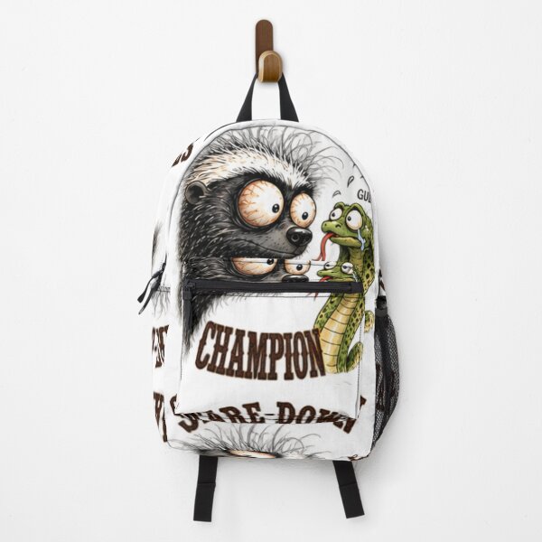 Item preview, Stare Down Champion Honey Badger And Snake designed and sold by paintingnou.