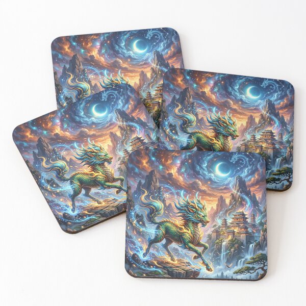 Item preview, Kirin - Celestial Beast of Chinese Mythology designed and sold by Lucid Dream Pixel.