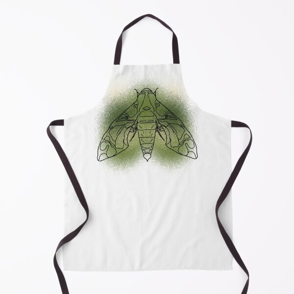 Item preview, Oleander Hawk-Moth Line-art (Green) designed and sold by Burnt_Pikachu.