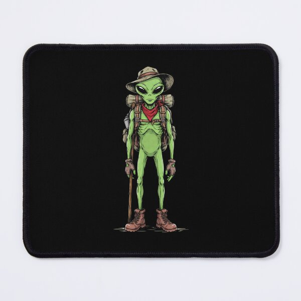 Item preview, Hiker Alien Space Traveler Outdoor Hiking designed and sold by Enea Kelo.