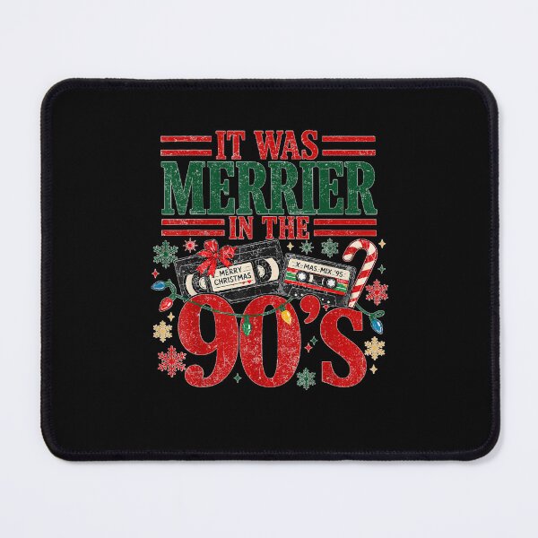 Item preview, It was Merrier in The 90s Retro Christmas Cassette Holiday designed and sold by TiaraHans.