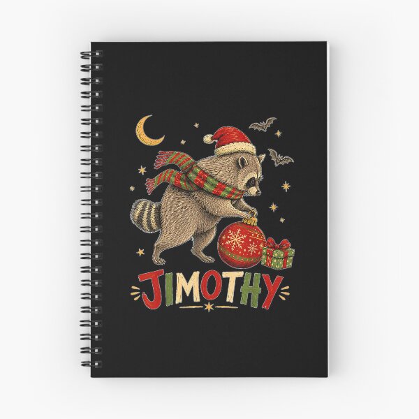 Item preview, Jimothy Christmas Funny Santa Raccoon Seattle Trash Panda designed and sold by TiaraHans.