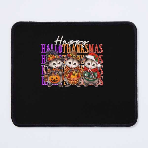 Item preview, Happy Hallothanksmas Possum Halloween Thanksgiving Christmas designed and sold by TiaraHans.