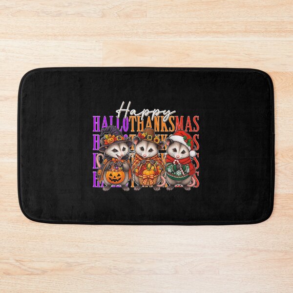 Item preview, Happy Hallothanksmas Possum Halloween Thanksgiving Christmas designed and sold by TiaraHans.