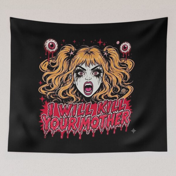 Item preview, Samantha I Will Kill Your Mother - Dungeon Crawler Carl Graphic designed and sold by The Funky Sprunki.