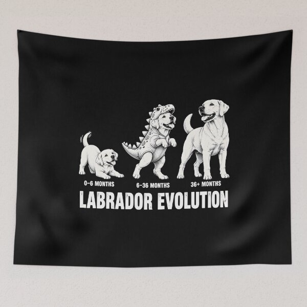 Item preview, Labrador Retriever Evolution designed and sold by a-turner-paint.