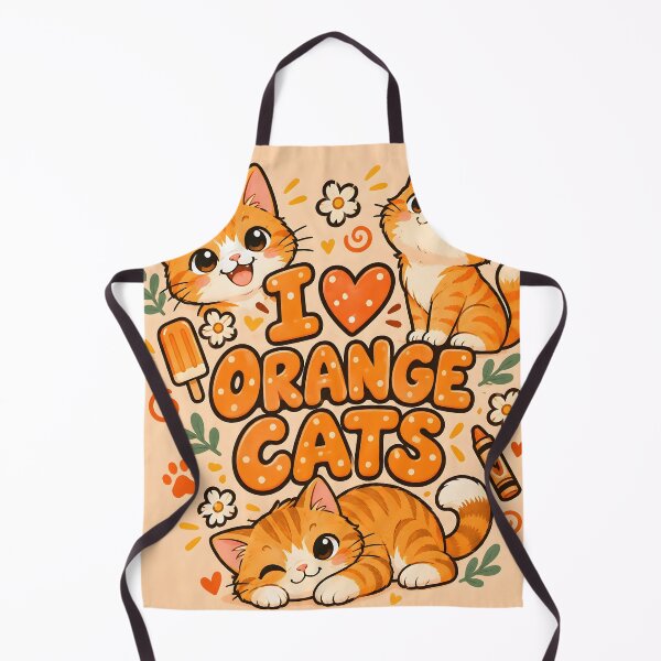 Item preview, I Love Orange Cats designed and sold by Pure Craft.