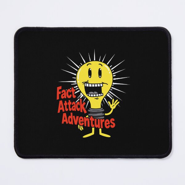 Item preview, Funny Fact Attack Adventures Light Bulb designed and sold by Designart68.
